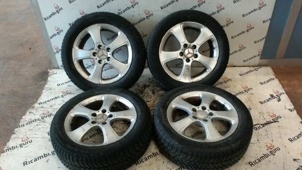 4 Coprimozzi Per Cerchi In Lega Mercedes Da 75 Mm Neri - Foto 6