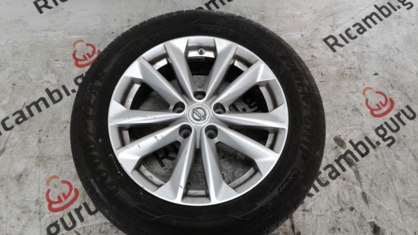 Cerchio in lega Nissan qashqai
