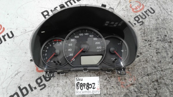 Quadro strumenti Toyota yaris