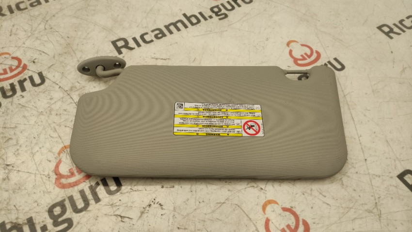 Aletta Parasole Destra In Grigio Per Fiat 500X Dal 2014 – Lato Passeggero Con Specchio