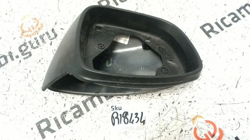 Calotta Specchietto Retrovisore Destro (Passeggero) – Compatibile Con Peugeot 206 Plus (dal 08/2009) – Colore Nero, Ricambio Carrozzeria Aftermarket