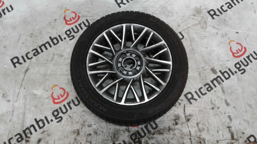 Set of 4 wheel covers 15 inch Lancia logo chrome