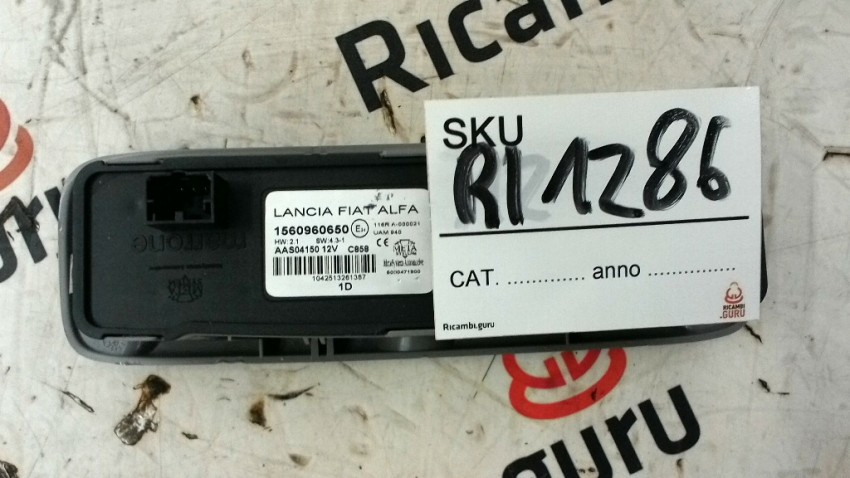 Cover In Neoprene Per Pulsantiera Alfa Romeo Giulietta - Nero Con Logo Laser