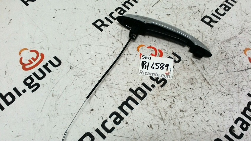 Maniglia Esterna Destra Per Renault Master II, In Plastica ABS Nera, Codice OE 7700352420 - 5