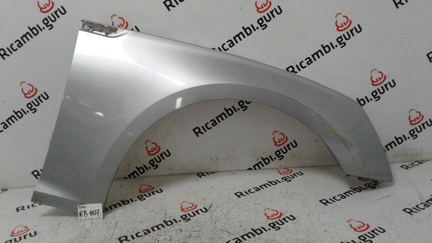 Parafango Anteriore Destro Per Fiat Punto - Compatibile Punto 2012, Punto Van E Punto Evo 2008-2012