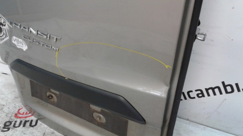 FORD Transit Custom Mk1 PARAURTI POSTERIORE SINISTRO END CAP con porta posteriore a cerniera 