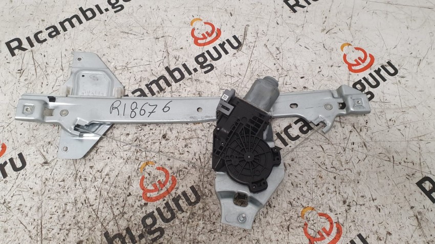 KREMER Alzacristallo Posteriore Meccanico Destro Per Citroen C4 Picasso (10/2006 - 10/2010) - Made In Italy